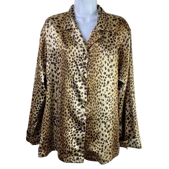 Victoria’s Secret Leopard Pajama Sleep Shirt M - Picture 1 of 4